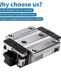 Replacement linear slider unit R165129420 R165129422 R165129320 R165129322 single block ceramic option, sealed bearing close-up