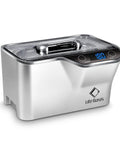 Ultrasonic Cleaner 45kHz 35W 20oz Digital Timer Pro Grade Jewelry Cleaner, sleek stainless steel design, digital display, 600ml capacity.