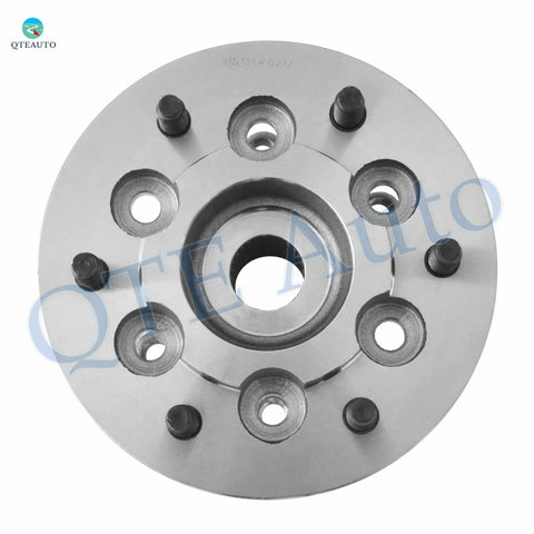 Front view of a pair of front wheel hub bearing assemblies replacement fits 2009 2012 GMC Canyon 4WD and Chevrolet Colorado 4WD with 2.9L 3.7L or 5.3L engines direct replacement for easy install on projects and daily drivers