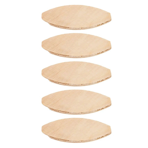 100 Piece Wood Joining Biscuits Set For Woodworking And Board Joinery, Pro Grade Docking Tool Made From Solid Wood, Size 20, Beech Wood Detail