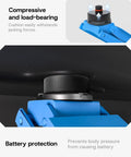 Close-up of heavy duty jack pad from Portable Tire Inflator Kit For Tesla Featuring A Fast Charge Air Pump Four Heavy Duty Jack Pads.