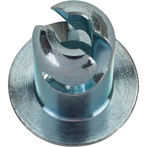 Zinc Coated Steel Oval Head Quarter Turn Fasteners With A Half Inch Grip For Rock Solid Auto Panel Securing Pack Of Ten Universal Quick Release Rivets For Hood Trunk And Access Hatch Sweet No Sweat Install - close-up of fastener