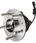 Four Front And Rear Wheel Bearing Hubs Assembly Replacement Kit for 2010 2017 Chevy Equinox and GMC Terrain, close-up view