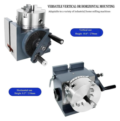 Rock Solid Six Inch Dividing Head For Milling Machines With Heavy Duty Cast Iron Frame 160 Mm Three Jaw Chuck Plus Tailstock And Precision Dividing Plates Workshop Beast Indexing Kit