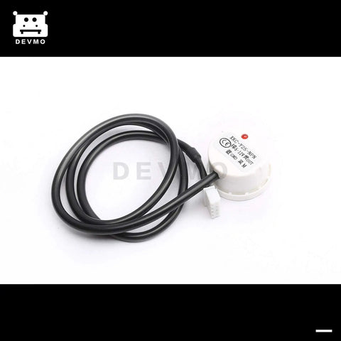 Non Contact Liquid Level Sensor Induction Switch XKC-Y25-NPN for airtight containers with black cable and round detector.