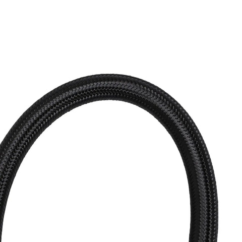 Heavy Duty Tire Inflator Extension Tube Self Locking Air Chuck 30 Cm Flexible Hose Extender black braided hose close-up