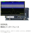 Front view of SDS1052DL+ 50 MHz Digital Storage Oscilloscope with display showing signal wave patterns.