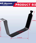 Fuel Gas Tank Straps Bracket With Bolts And Locking Nuts For Chevy Silverado 1999 To 2019 shown with dimensions