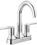 Trinsic Chrome Centerset Bathroom Faucet With Diamond Seal Technology And Metal Drain Assembly, Leak Free, Built To Last Bathroom Sink Faucet