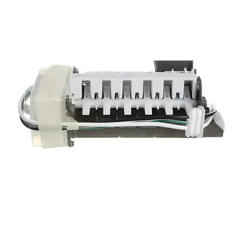 Ultimate Ice Maker Module Replacement Kit for Automatic Ice Production, Complete Ice Making System, Direct Replacement Part for WRV986FDEM01 Refrigerator Model, white plastic