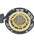 Recoil Pull Starter Compatible With Honda GX160 GX200 Engines And 212cc Class Power Equipment, top view of starter mechanism