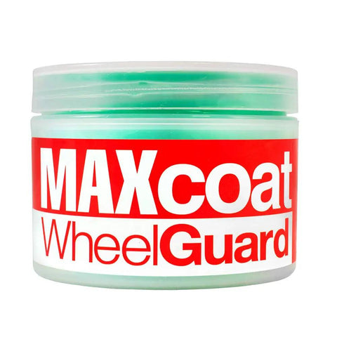 Wheel Guard Max Coat Rim Sealant 8 Oz Dope Shine Ultra Durable Wheel Coating for cars and more in clear container.