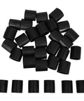 U Shaped Chair Leg Protectors Anti Slip No Scratch Glides For 25 To 30mm Round Tubes Black 32 Pack Heavy Duty Universal Fit