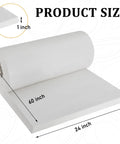 Amylove ceramic fiber insulation blanket, 2 pcs, 60 x 24 x 1 in, high-density heat insulation