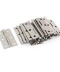 Stainless Steel Universal Door Hinges 1 To 4 Inch Set For Doors Cabinets Drawers And Furniture, Rust Resistant And Durable