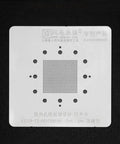 Magnetic BGA Reballing Stencil Kit for MacBook 0.12mm Solder Ball Planting Template, steel mesh detail view