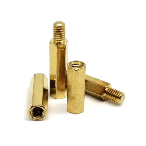 Brass Copper PCB Hex Standoff Pillar Spacer Kit Bundle M2 0.5 M3 M4 Assortment With 510 680 And 1700 Pieces For Electronics DIY Projects Includes Screw Nuts And Column Spacers For Mounts. Brass hex PCB standoffs with threaded ends