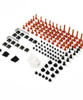 Fairing Bolts Kit For CBR250R 2011 To 2014 Aluminum Fasteners Hardware Clips Dope Orange Universal Fit For Most Sport Bikes