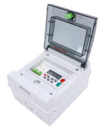 Outdoor Distribution Box With IP66 PVC PA66 Housing And Weatherproof Digital Timer open lid view