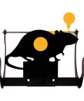 Rockin' Rat Airgun Targets Black For Backyard Practice, Durable Steel Rim Targets With High Contrast Finish, Quick Reset Design
