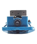4 Inch Heavy Duty Milling Machine Vise With 360 Degree Swivel Base Ductile Iron Lockdown Vise For Finishing Milling And Drilling Parts, Rock Solid Precision, Smooth Rotation, Built To Last. front view with swivel base