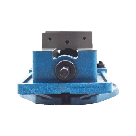 4 Inch Heavy Duty Milling Machine Vise With 360 Degree Swivel Base Ductile Iron Lockdown Vise For Finishing Milling And Drilling Parts, Rock Solid Precision, Smooth Rotation, Built To Last. front view with swivel base