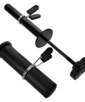 Carbon Steel Loading Pin Latch With Versatile Adapter Sleeve For Barbell Weightlifting Quick Locking Mechanism Space Saving Home Gym Gear And Dope Gym Pin Accessory, black metal components