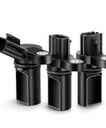 Set Of 3 Camshaft Crankshaft Position Sensors For Nissan 350Z Altima Maxima Murano Pathfinder Frontier Quest Xterra Infiniti G35 FX35 M35 I35 3.5L V6 Kit, black plastic