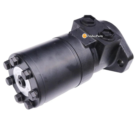 Top Shelf Hydraulic Gerotor Steering Motor Knockout Replacement For 101 1032 009 And 1011032009, compact tractor steering motor in black.