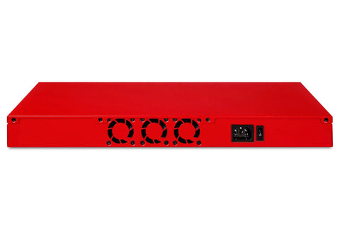 Back view of the Enterprise Grade Network Firewall Appliance delivering badass threat prevention and next level cloud monitoring.