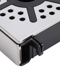 Close-up of a stainless steel Cup Rest Stand Replacement for CFN601 602 701 702 801 802 Coffee Machine Splash Guard Drip Tray.