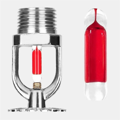Six Pack Pendent Fire Sprinkler Heads One Half Inch Npt Rated At One Hundred Fifty Five Degrees Heavy Duty Copper Alloy nozzle with glass bulb.