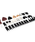 Heavy Duty Oscillating Tool Blades Kit Carbon Steel Multitool Blades For Metal And Wood Versatile Cutting Options laid out