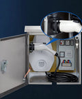 Outdoor Waterproof Stainless Steel Junction Box Enclosure For Electrical Systems HeavyDuty 304 And 304L Metal Distribution Box Weatherproof EV Charging Cabinet 50 By 36 By 60 Cm Or 50 By 36 By 70 Cm Rugged Hinges And Lock Cylinder: open EV cabinet