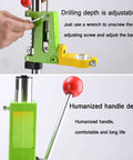 Heavy Duty Drill Press Stand With Clamp Support Tool 360 Rotation And 60mm Stroke adjustment screw and user-friendly handle design