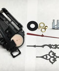 Replacement Battery Clock Pendulum Movement With 1 Inch Shaft Fits Five Eighth Inch Dial DIY Clock Assembly Kit components