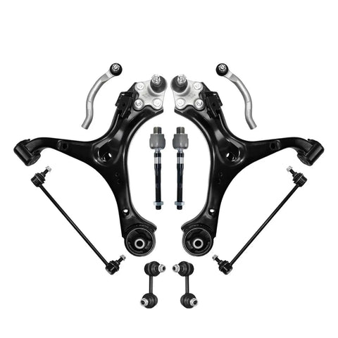 Perfect Oe Direct Replacement Control Arm Suspension Kit For Honda Civic. 12-piece forged steel set with ball joints and bushings.
