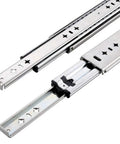 Beefy 20 Inch Full Extension Drawer Slides With Ball Bearing 250 Lb Capacity Industrial Cabinet Rails Three Section Track Zinc Plated