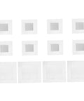 12 Pack Self-Adhesive Wall Repair Patches For Drywall - Fiberglass Mesh Kit arranged in a grid display.