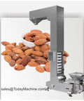 Heavy Duty Automatic Z Belt Conveyor System With Inclined Bucket Elevator For Safe Industrial Material Handling And Lifting Operations with almonds.
