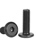 M8 X 40MM 25 Pack Flat Head Hex Socket Cap Screws Built Tough To Resist Wear In 304 Stainless Steel With Black Coating for furniture assembly.