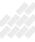 Transparent Door Stopper Set Of 10 Non Slip Holders For Home And Office High Friction Quadrate Shape No Tools Needed Install 4 By 9.4 Cm