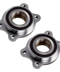 Front Wheel Bearing And Hub Assembly For Audi A6 Quattro 2005 2011 And A6 2005 2011 S6 2007 2011 A8 Quattro 2004 2010 R8 2008 2015 And Volkswagen Phaeton 2004 2006 Heavy Duty OEM Grade Hub Bearings, shown from top view