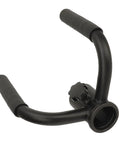 Heavy Duty T Bar Row Barbell Handle For Home Gym High Strength Iron Attachment for weightlifting, angled view.