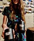 Person holding Replaceable Filter Cartridges For Smoke Trap Set With Four Stage HEPA And Activated Coconut Carbon