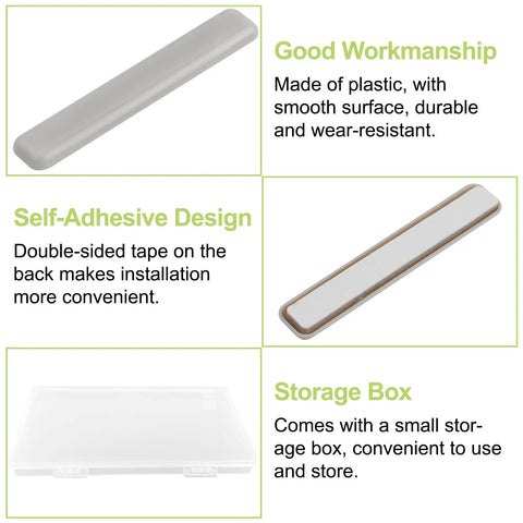 Heavy Duty Furniture Sliders Strips Roll Right Out On Carpet Or Hardwood Floor sturdy self-adhesive glides with storage box