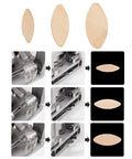 Solid Beech Wood Oval Joiner Biscuits 20 Piece Set For Strong Wood Joining With Superior Adhesion And Tight Bonding in use