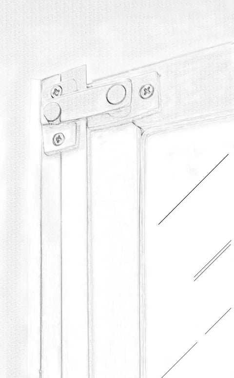 Solid Brass Shutter Bar And Door Latch Matte Black For Shutters And Small Cabinets Seven Eighths Inch By Two And Three Thirty Seconds Inch Includes Mounting Screws One Pack Built Tough Durable And Sturdy Construction Made In Taiwan installed on door corner