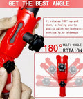Person adjusting Multi Angle Paint Tool Clamp With 180 Degree Rotating Holder for walls and ceilings