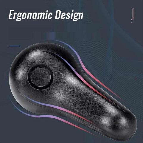 Ergonomic black design of Replacement Kids Balance Bike Seat With 22.2mm Seatpost 19cm Length for comfy rides.